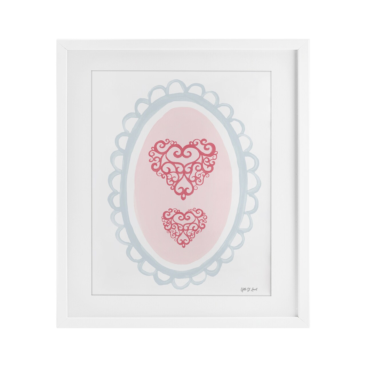 Stupell Industries Feminine Coquette Keepsake Framed Print Under Glass, design by Yvette St. Amant